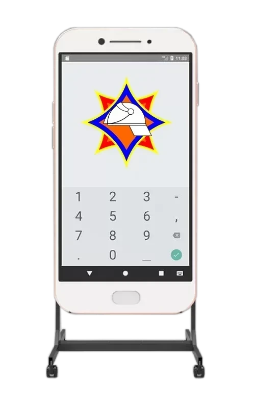 Интерактивное оборудование Стенд в виде телефона