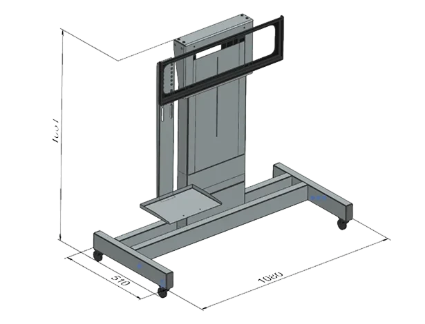 Интерактивное оборудование Стойка с электроприводом (напольная, 55"-75")